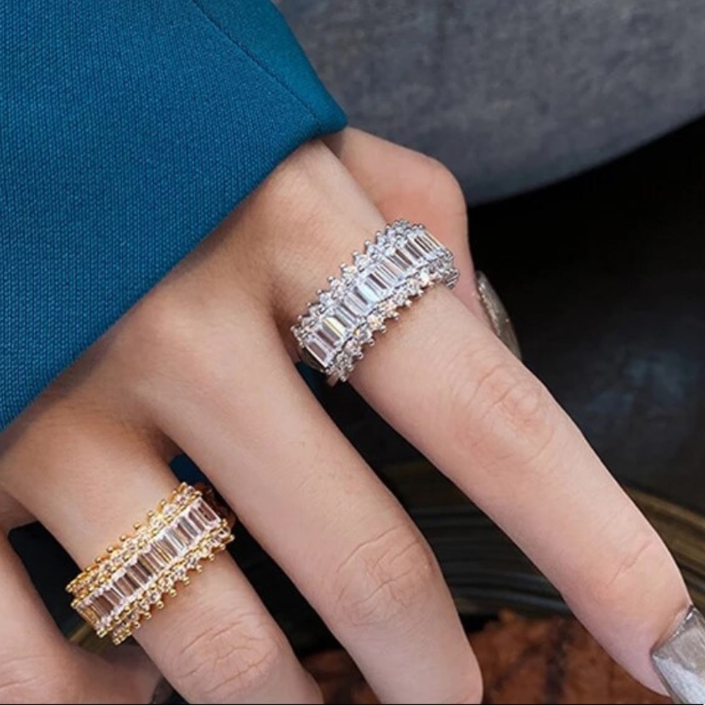 ✨Insta Sterling silver shiny open ring - Picture 1 of 5